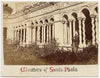 In the Cloisters, Santa Paola Basilica, Rome – c.1870 albumen print photograph