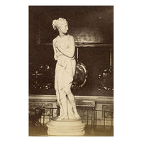 Canova's Venus Italica, Palazzo Pitti, Florence –c.1870 albumen print photograph
