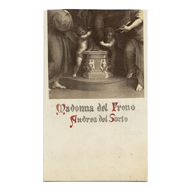 Canova's Venus Italica, Palazzo Pitti, Florence –c.1870 albumen print photograph