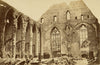 Ruins of Temple Neuf Church, Strasbourg –c.1870 albumen print photograph