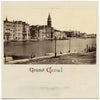 Grand Canal, Venice – Original c.1870 albumen print photograph
