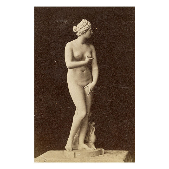 Venus de' Medici, Uffizi Gallery, Florence – c.1870 albumen print photograph