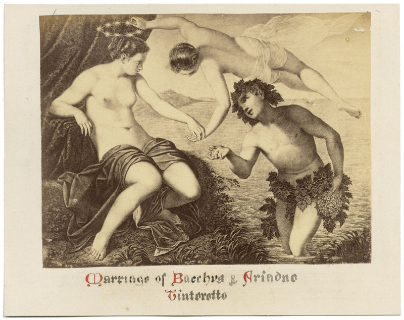 Florence, The Arno, Palazzo Vecchio & Duomo – c.1870 albumen print photograph