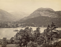 Coniston Water, Lake District – Original c.1870 albumen print photograph