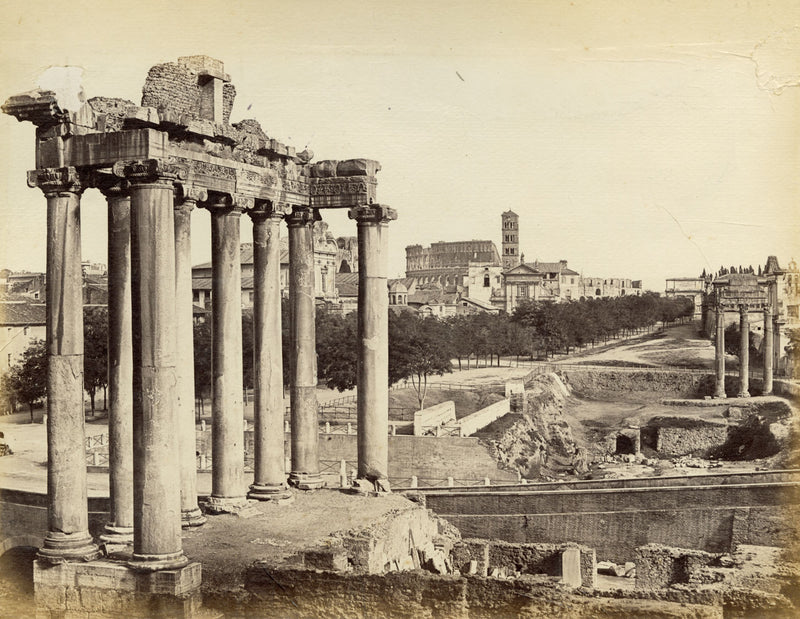 Possibly Robert Macpherson, Roman Forum, Rome – c.1870 albumen print photograph