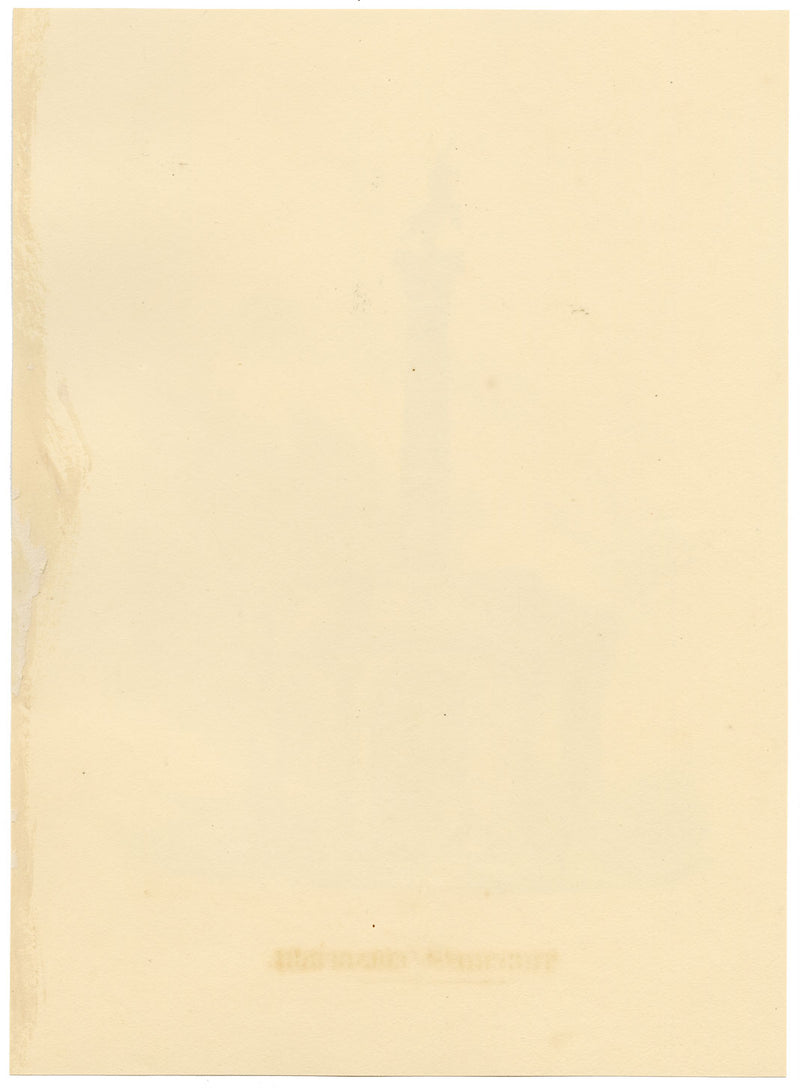 William G. Hare, Mercat Cross of Edinburgh – Original 1830 graphite drawing