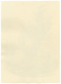 William G. Hare, Tree Study with Church – Original 1833 graphite drawing