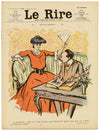 Pierre-Georges Jeanniot, Le Rire No.194 – 1906 Litografia e tempera di prova