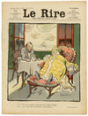 Pierre-Georges Jeanniot, Le Rire No.79 - 1904 Litografía de prueba y gouache