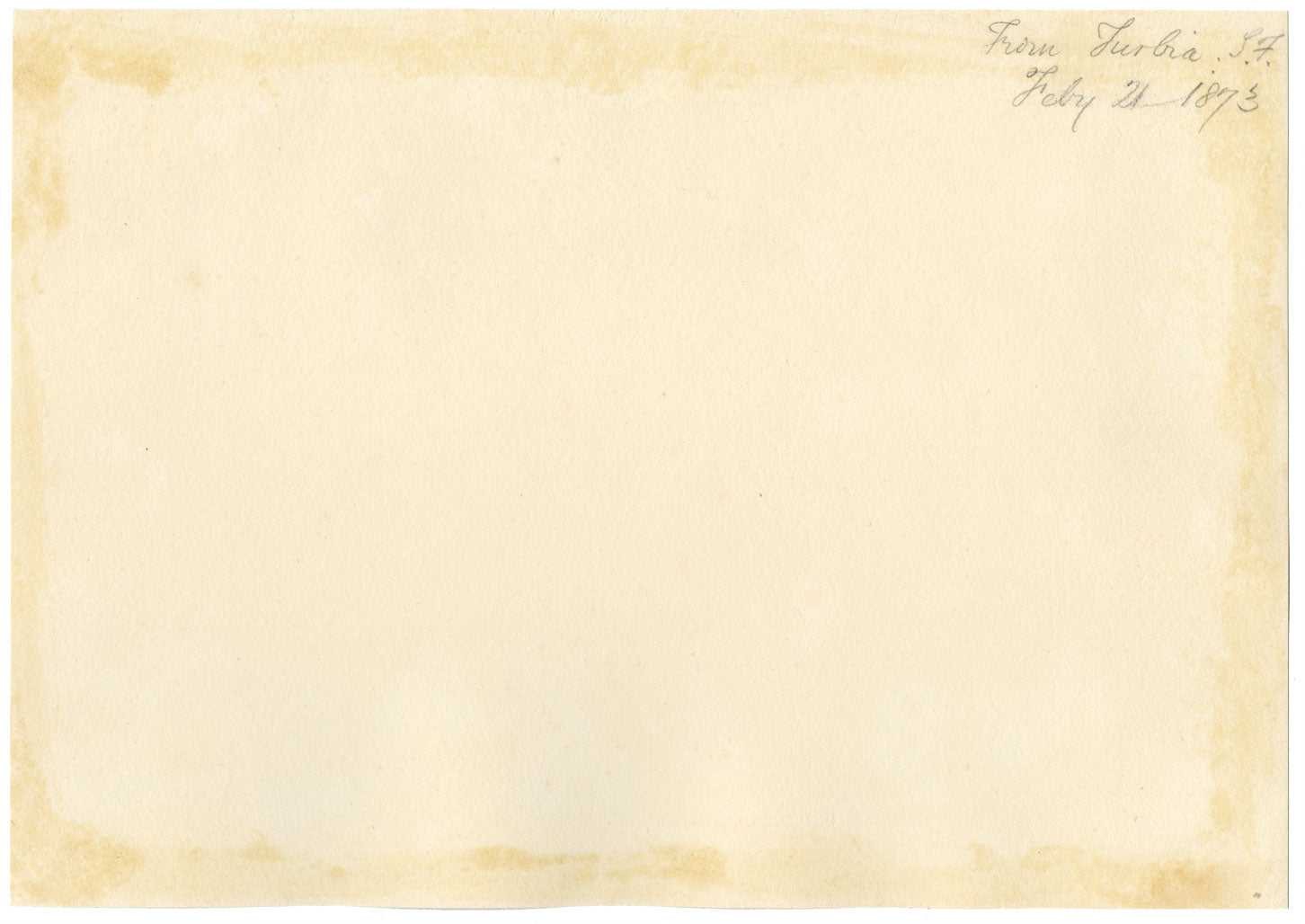 Costa Azzurra a La Turbie, Costa Azzurra – Acquerello originale del 1873