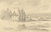 Monro, Recollection of a View at Poligny, Jura, France – early C19th drawing