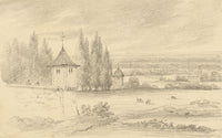Monro, Recollection of a View at Poligny, Jura, France – early C19th drawing