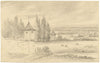 Monro, Recollection of a View at Poligny, Jura, France – early C19th drawing