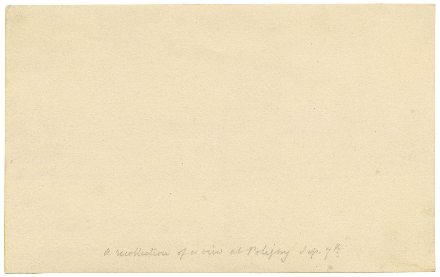 Monro, Recollection of a View at Poligny, Jura, France – early C19th drawing