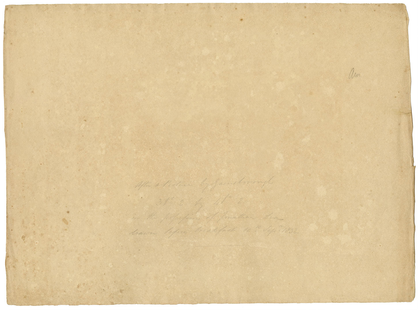 Alexander Monro, Wooded River with Angler after Gainsborough – 1832 drawing