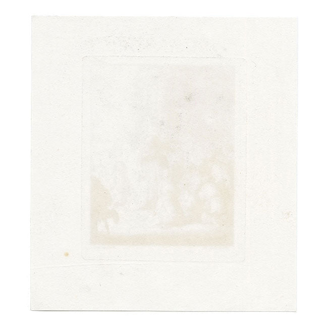 Francesco Novelli after Rembrandt, Simeon's Hymn of Praise – 1860 etching print