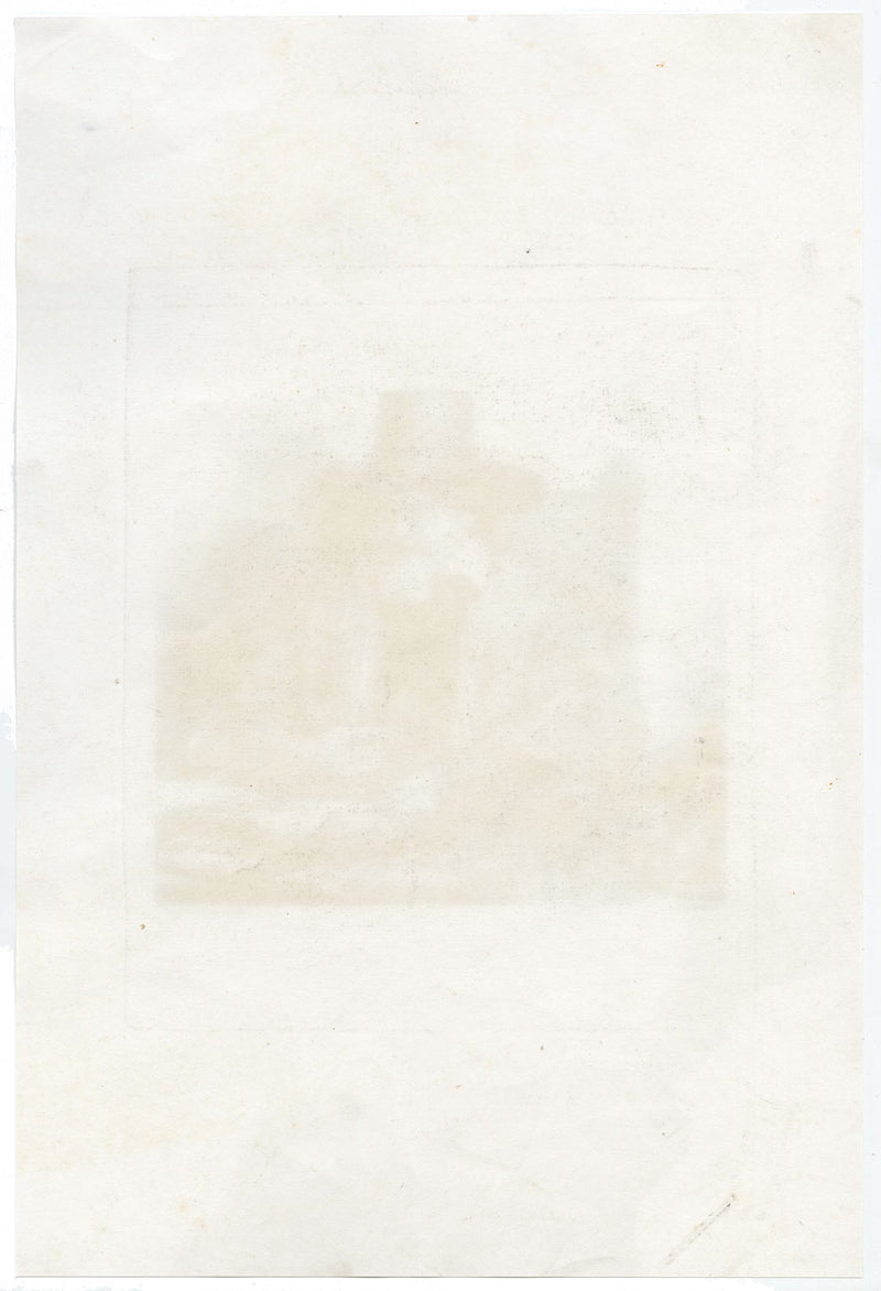 Francesco Novelli after Rembrandt, Portrait of Arnold Tholinx – 1860 etching