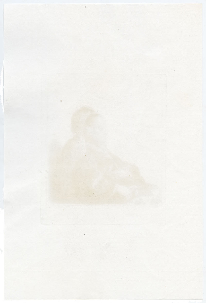 Francesco Novelli after Rembrandt, The Artist's Mother – 1860 etching print