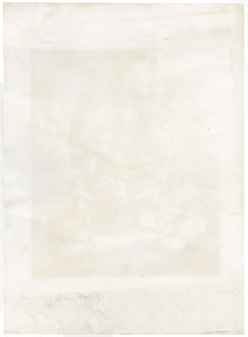 Francesco Novelli after Rembrandt, The Good Samaritan – 1860 etching print