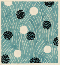 Textile Design, Atelier Testemale Paris: Turquoise Marine – c.1960s painting