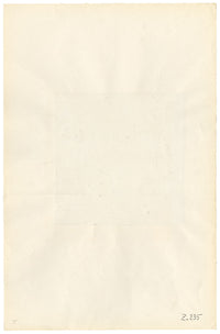 Textile Design, Atelier Testemale Paris: Navy Blue Ocean Swirl –c.1960s painting