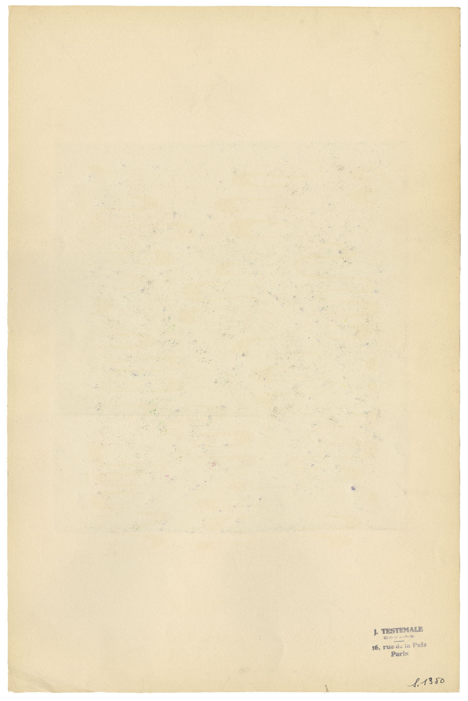 Textile Design, Atelier Testemale Paris: Ditsy Flower Check – c.1960s painting