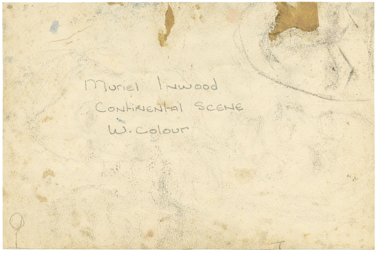 Muriel Inwood, Toledo al otro lado del Puente de San Martín, España – acuarela de mediados del siglo XX