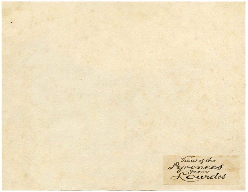 Muriel Inwood, Pirenei da Lourdes, Francia – acquerello della metà del XX secolo