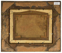 Mary E. Oddie, Natura morta con fiori di dalia – Dipinto a olio originale del 1930