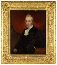 John Stirling, Portrait Pair, Scottish Cleric & His Wife – 1851 oil paintings