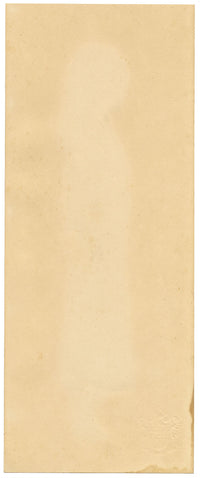 Baron Scotford, Silhouette Paper Cut of a Nun – 1932 cut black paper