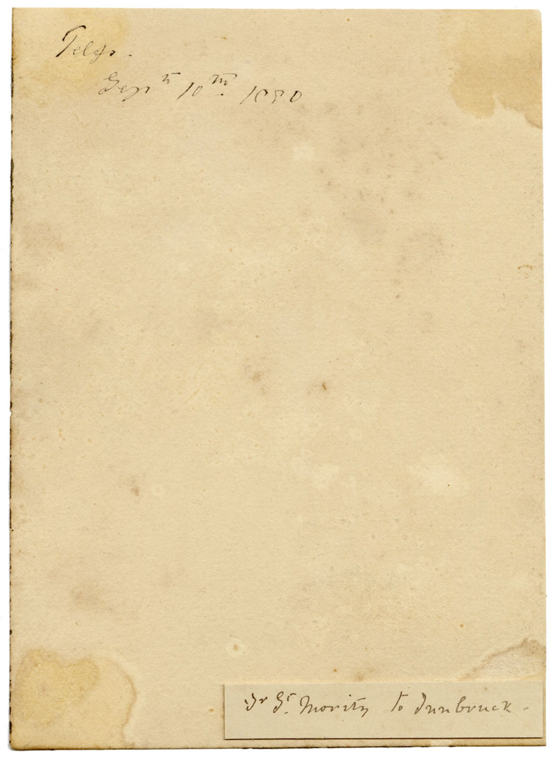 C.M. Stopford, Telfs, Innsbruck, Austria – Original 1880 pen & ink drawing