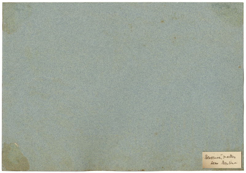 CM Stopford, Valle di Bercluse vicino a Mentone, Costa Azzurra – acquerello c. 1880