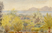 C.M. Stopford, Hotel California, Cannes, French Riviera – c.1880s watercolour