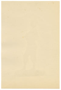 Victorian Papercut Silhouette Portrait of Master Verner – 1870s