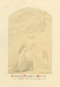 Hauser, Illustration Psalm 116:15 Death of the Saints –1837 watercolour painting