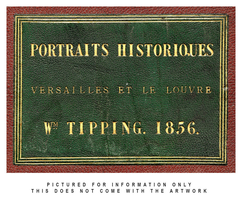 William J. Tipping, Portrait of John II, King of France – 1856 graphite drawing