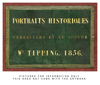 William J. Tipping, Portrait of Charles IX King of France –1856 graphite drawing