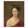Portrait of a Bacchante – Original early 19th-century watercolour painting