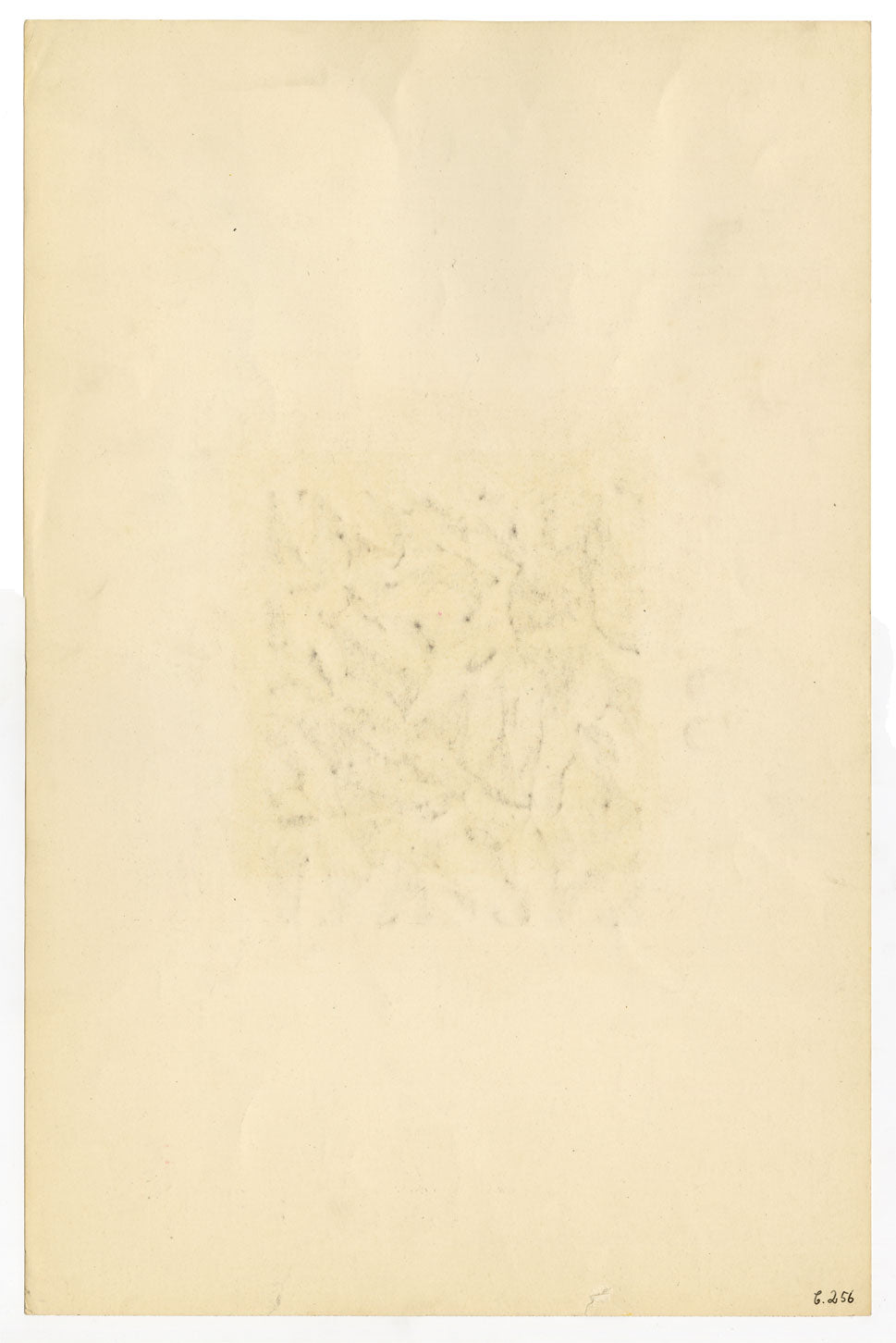 Textile Design, Atelier Testemale Paris: Black & White Palm Leaf–c1960s painting