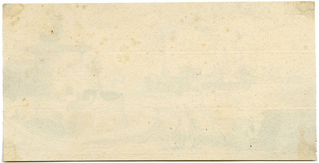 F. Finch, Fortified Coast after Sebastien Le Clerc – 18th-century watercolour