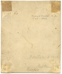 Richard Westall RA, St Paul and the Viper – Original 1806 watercolour painting