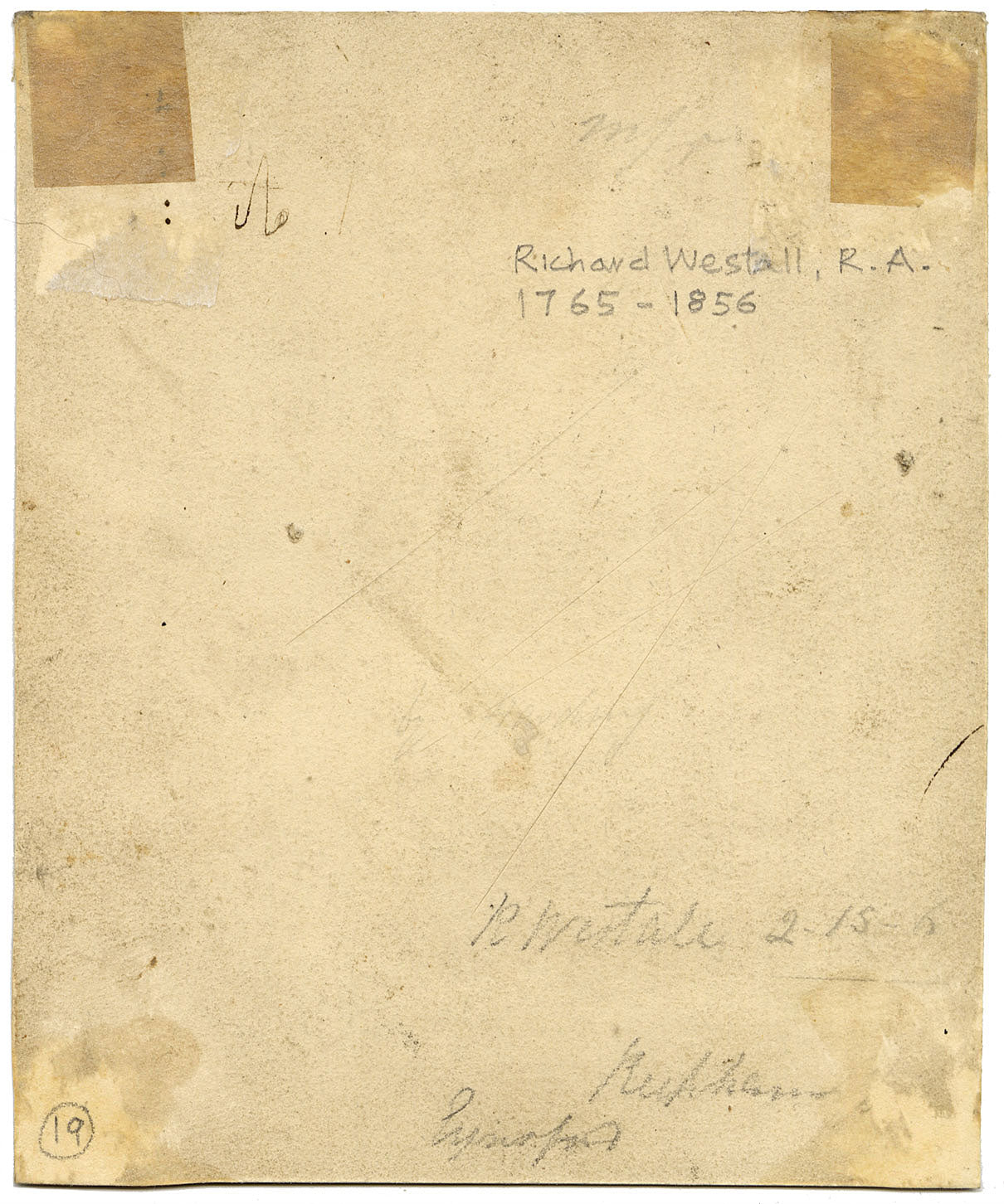 Richard Westall RA, St Paul and the Viper – Original 1806 watercolour painting