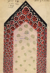 Antique Lyon Silk Design by Combier – Block Printed by Brunet-Lecomte c.1908