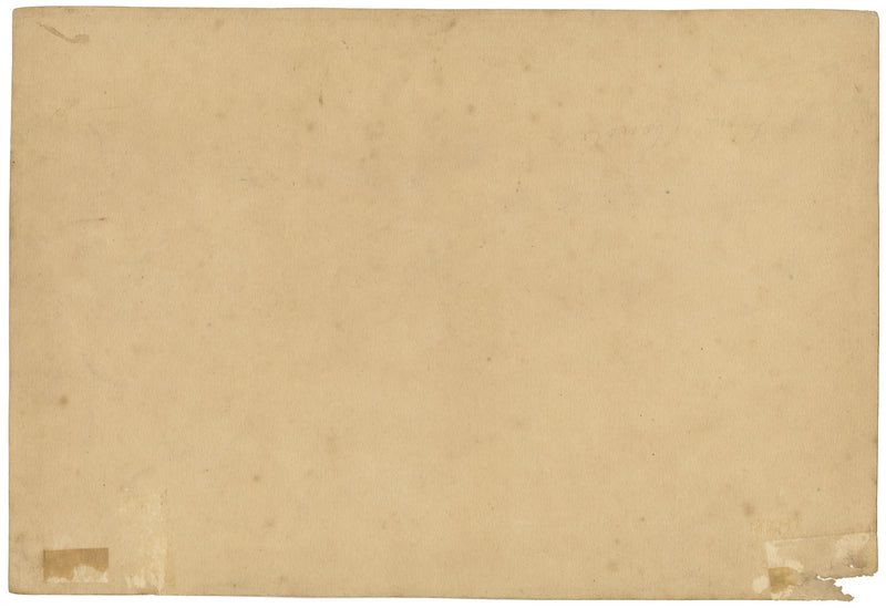 Paesaggio con passerella secondo Claude Lorrain – acquerello dei primi anni del XIX secolo