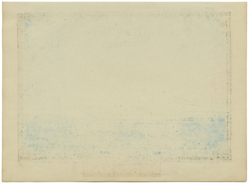 Escuela Napolitana, Nápoles, de Villa Reale: pintura al gouache de mediados del siglo XIX