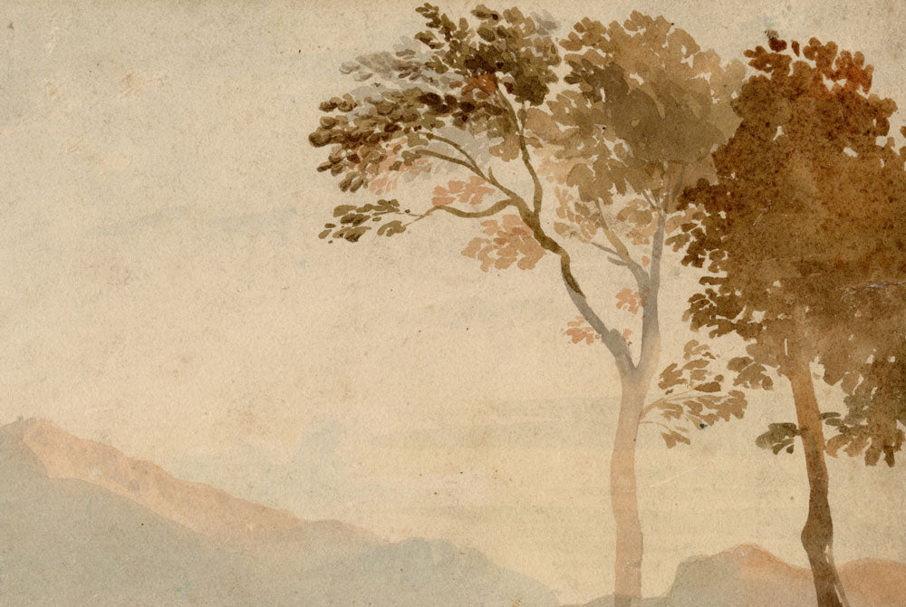 John Varley OWS, Snowdon, Wales – early 19th-century watercolour painting