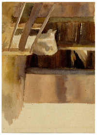 John Frye Bourne, Ritratto di HWM Binney Esq – Disegno originale a grafite del 1949