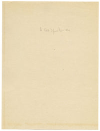 John Frye Bourne, Ritratto di un addetto alla protezione civile – disegno a grafite del 1954