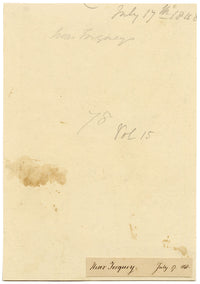 Charlotte Price, Path near Torquay, Devon – Original 1848 graphite drawing